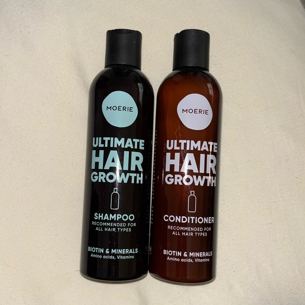 Moérie ultimate hair growth shampoo and conditioner